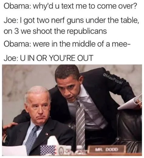 Memes of Joe Biden and Obama’s Imagined Trump Prank Conversations ...