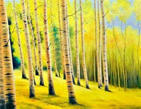 Forêt De Lumière, 绘画 由Nathalie Si Pié | ArtMajeur