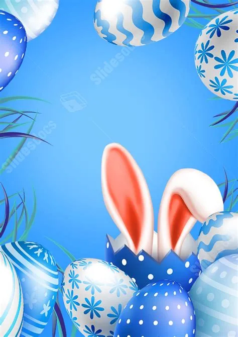 Plantilla de Fondo Orejas De Conejo Texturizadas Para El De Pascua de ...