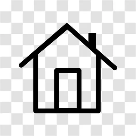 Home Symbol Clipart PNG Images, Outline Home Icon And Symbol Isolated ...