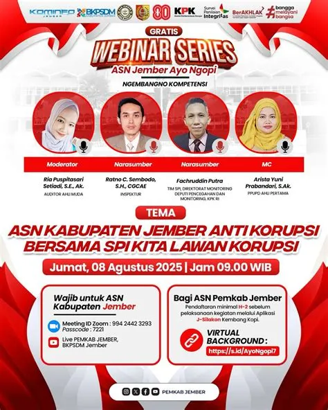 Kominfo - 🎙️ *WEBINAR SERIES ASN “AYO NGOPI 2025 TEMA 7”HARI JUM’AT TGL ...
