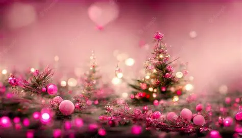 Christmas Pink Tree Wallpapers - Wallpaper Cave