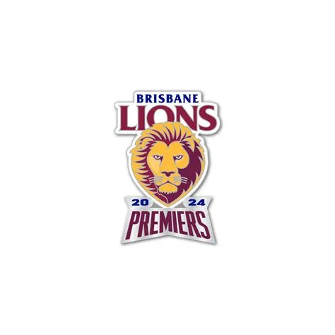 Brisbane Lions 2024 Premiers Logo Pin