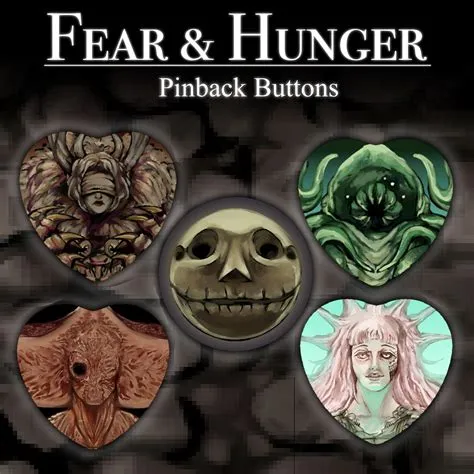 Fear and Hunger Termina God Pinback Buttons - Pins, Badges - Rher, Gro ...