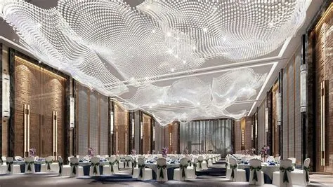 DB Kim | Ballroom design, Hotel interior design, Ceiling design
