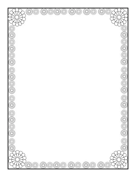 Premium Vector | Set of simple frames vector illustration page border ...