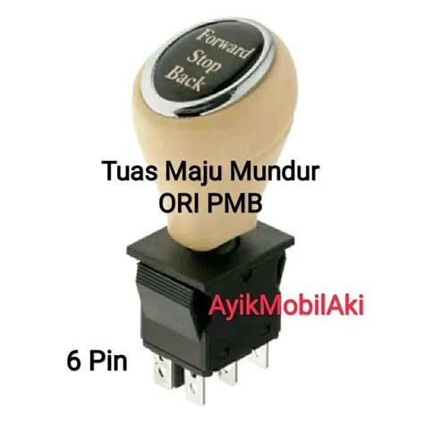 Jual ORI PMB Saklar Switch Tuas Maju Mundur 6 Pin Asli Bawaan PMB Mobil ...