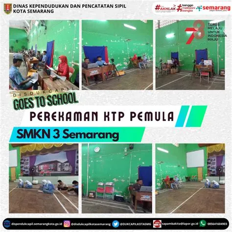 PEREKAMAN KTP PEMULA DI SMKN 3 SEMARANG – Dinas Kependudukan dan ...