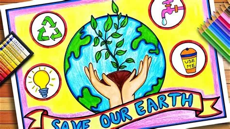 Save Mother Earth Poster Making