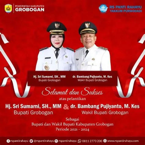 PELANTIKAN BUPATI DAN WAKIL BUPATI KABUPATEN GROBOGAN PERIODE 2021-2024 ...