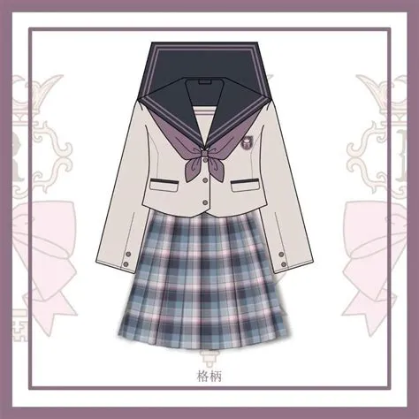 JK制服到底是一种什么东西？（JK服装效果图vs款式图分享）_日本