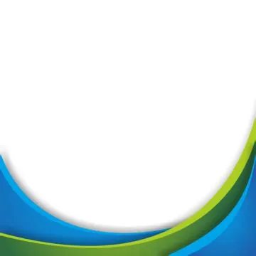 Wave Blue And Green Footer Vector