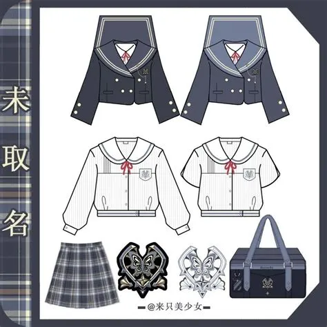 jk服装素材图片-千图网