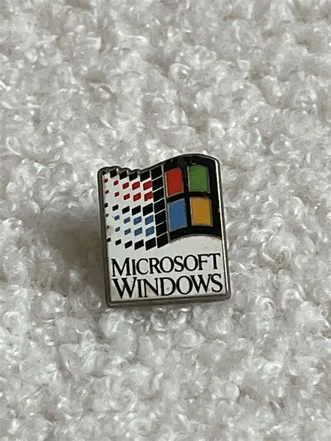 Microsoft Microsoft Windows vintage pin (rare) | Grailed