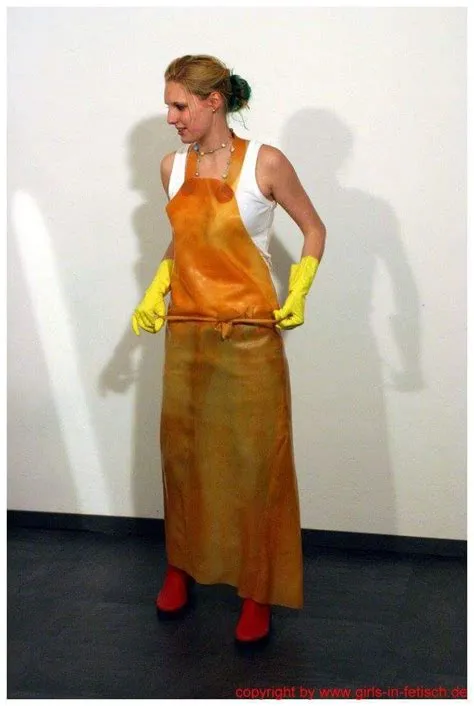 Pvc schürze, Plastikschürzen, Frau
