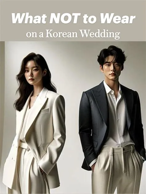 Korean Wedding Attire for Guests | Men & Women Outfit | Wedding attire ...