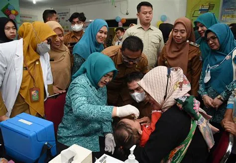 Pastikan Imunisasi Polio Maksimal, Ketua TP PKK Sumut Kunjungi ...