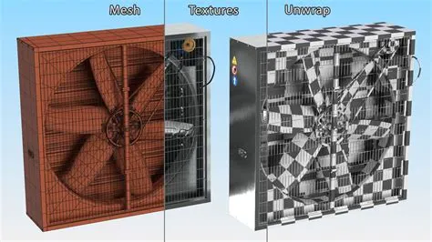 Cooling Exhaust Fan Vent Closed 3D Model $39 - .3ds .blend .c4d .fbx ...