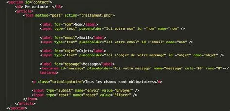 [Résolu] Envoyer un mail en PHP via le formulaire HTML - HTML & PHP par ...