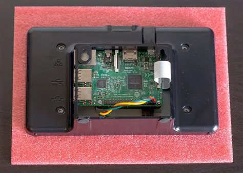 Assembling the official Raspberry Pi touchscreen