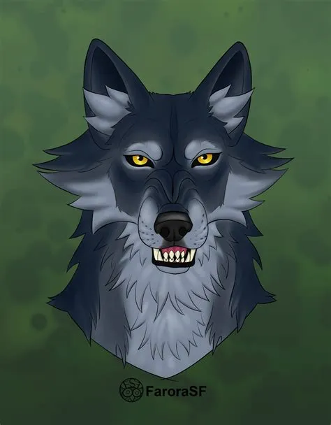 Dark Gray Wolf