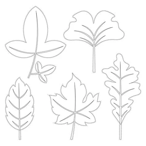 Printable Leaves Template