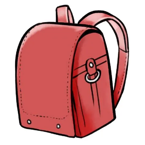 赤いランドセル | ランドセル イラスト, ランドセル, 手帳 スタンプ