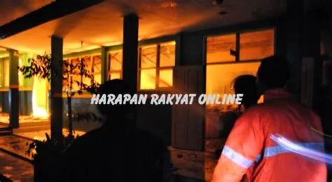 Akibat Konsleting Listrik, Bangunan SMPN 7 Banjar Kebakaran