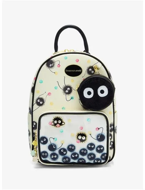 Studio Ghibli Spirited Away Soot Sprites Pin Collector Mini Backpack ...