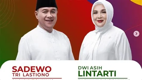 Biodata Sadewo Tri Lastiono dan Dwi Asih Lintarti, Calon Bupati dan ...