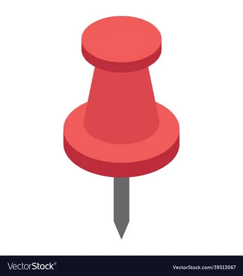 Pushpin Royalty Free Vector Image - VectorStock