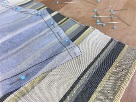 How To Correctly Pin Sewing Patterns To Fabric In Apparel Construction ...