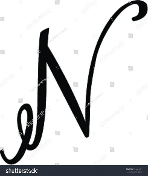 Cursive N