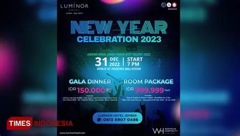 Rayakan Pergantian Tahun dengan Penawaran Menarik Luminor Hotel Jember ...