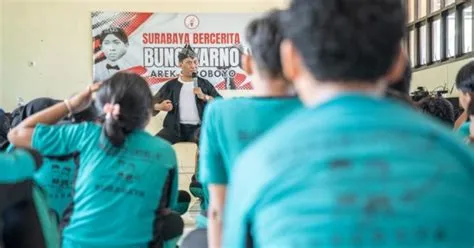 TMP Gelar Surabaya Bercerita di SDN Alun-Alun Contong