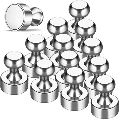 Amazon.com: Grtard 16Pcs Strong Fridge Magnets, Small Push Pin Magnets ...