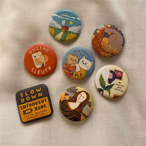 Custom Button Pins template - Ethically made, free quotes, 50% deposit ...