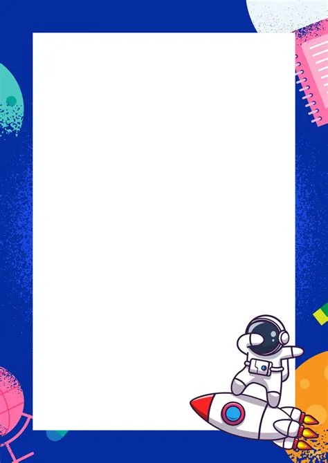 Outer Space Page Border