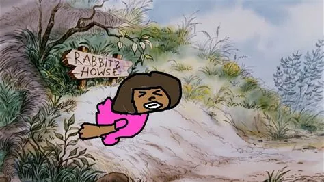 Dora Stuck in the Rabbit House by DustyFreeman on DeviantArt