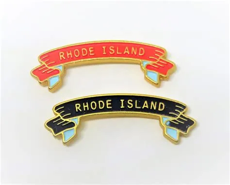 Rhode Island Banner Lapel Pins - Pins By Frank