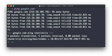 Linux commands: ping