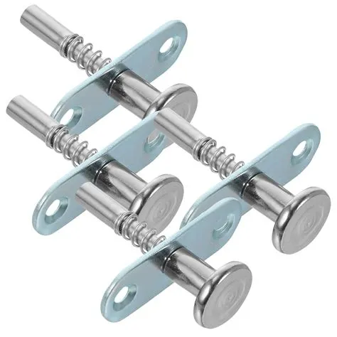 8 Pcs Spring Latch Loaded Locking Pin Latches for Cage Doors Plunger ...