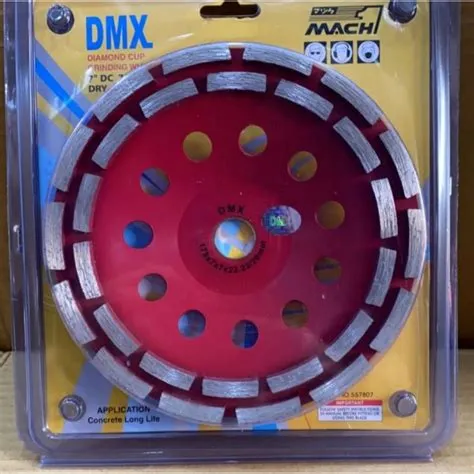 Jual Mata Gerinda Poles Batu Beton 7 inch DMX Diamond Cup Wheel Double ...