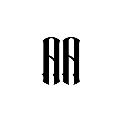 Premium Vector | Aa monogram logo design letter text name symbol ...