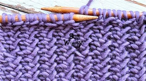 How to knit an easy one-row repeat pattern with knit stitches only ...