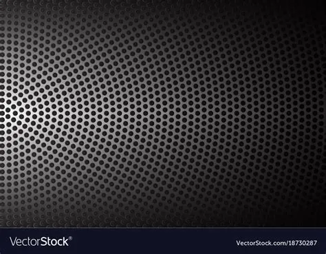 Abstract metal circle mesh pattern Royalty Free Vector Image