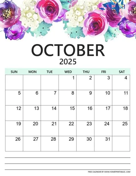 Floral 2025 Calendar Printable PDF - A Beautiful Design! in 2024 ...