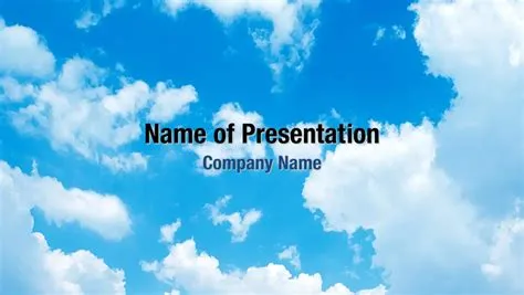 Sky Clouds PowerPoint Templates - Sky Clouds PowerPoint Backgrounds ...
