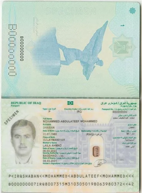 The new Iraqi passport looks really cool to me : r/PassportPorn
