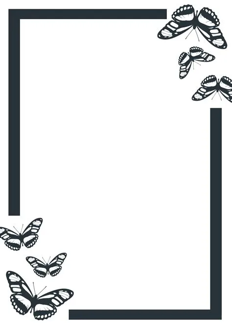 Butterfly Border Design